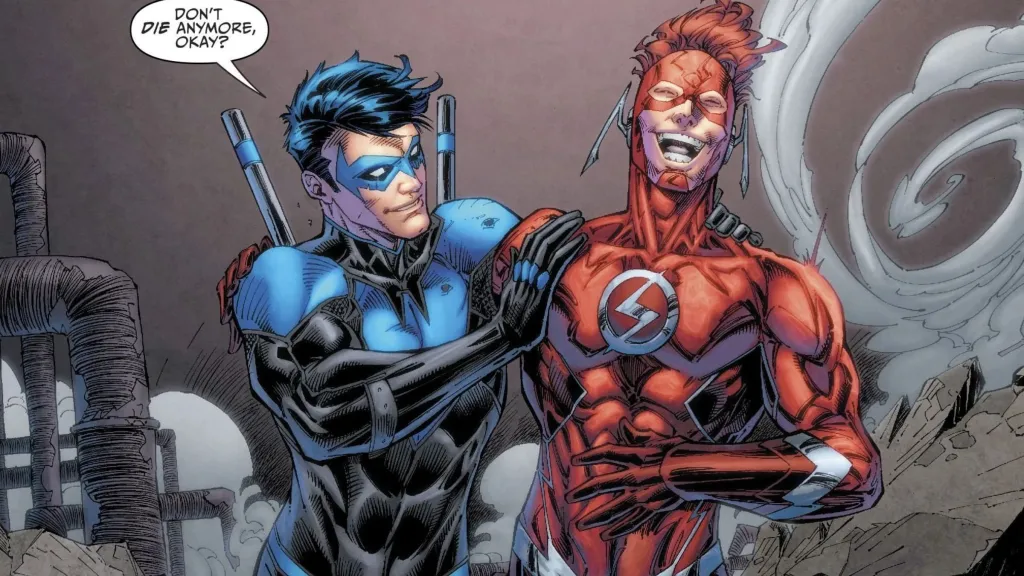 Nightwing and Wally West