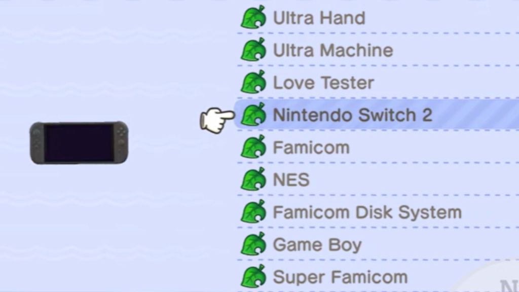 Nintendo Classics Collab Items Animal Crossing New Horizons