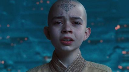 Noah Ringer as Aang in The Last Airbender