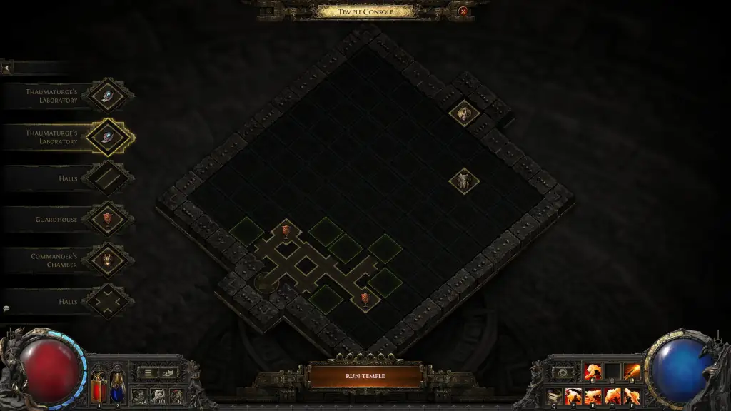 Path of Exile 2 - Temple UI
