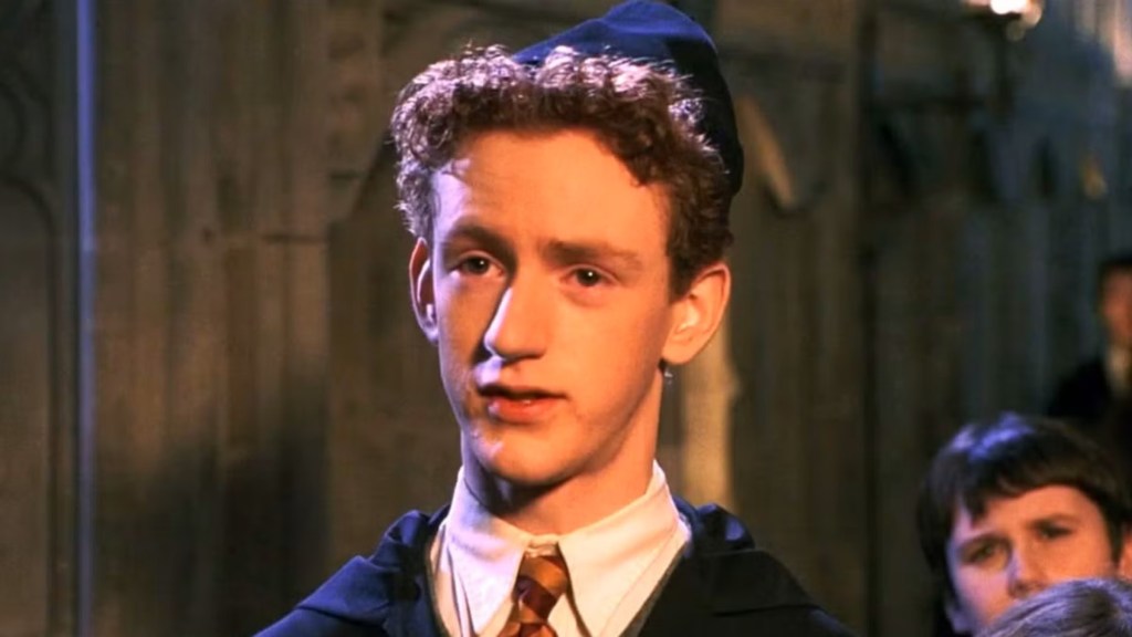 Chris Rankin as Percy Weasley in Harry Potter