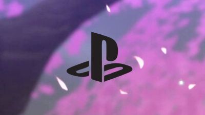 PlayStation Logo over Rune Factory Guardians of Azuma Background