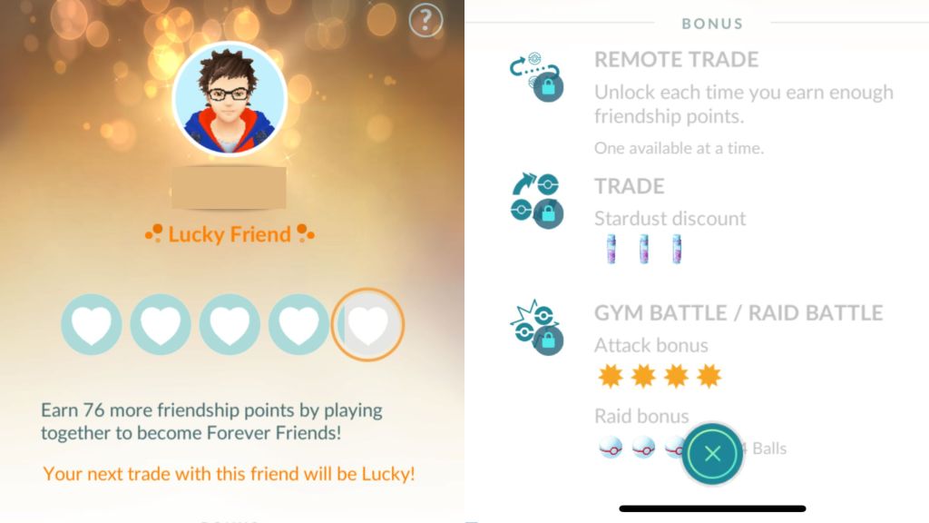 Pokemon Go Forever Friends Meter