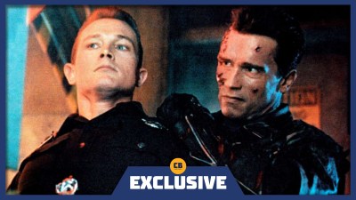 Robert Patrick and Arnold Schwarzenegger in Terminator 2