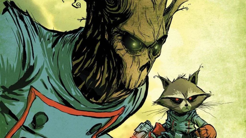 Rocket Raccoon and Groot