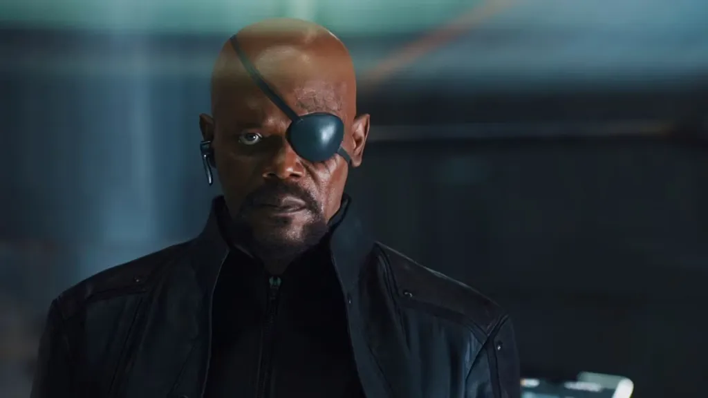Samuel L Jackson as Nick Fury in the MCU