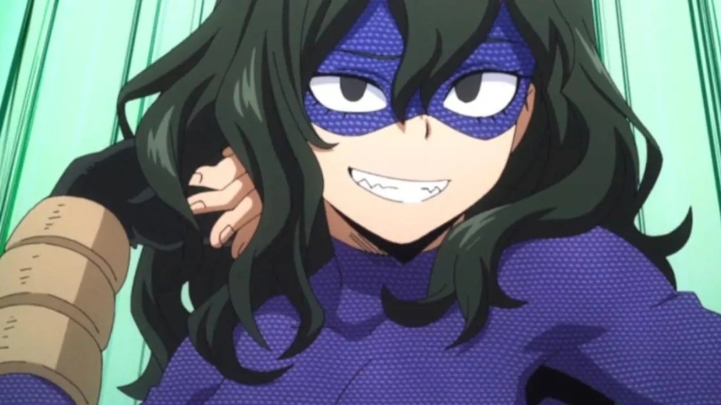 Setsuna Tokage smiling in My Hero Academia