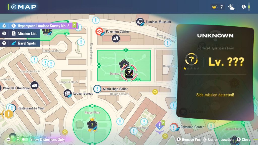 Side Mission 140 Location Legends ZA