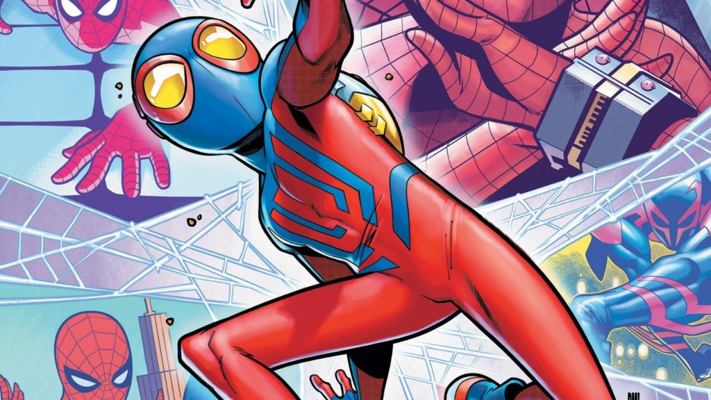 Spider-Boy with Spider-Man History Behind Him