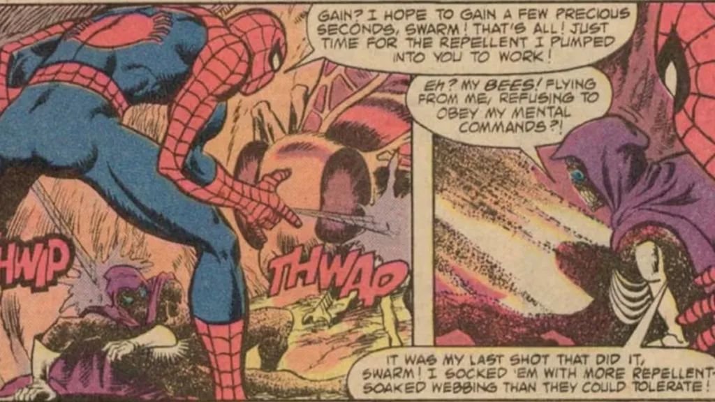 Spider-Man’s shown to be resistant to poison chemicals