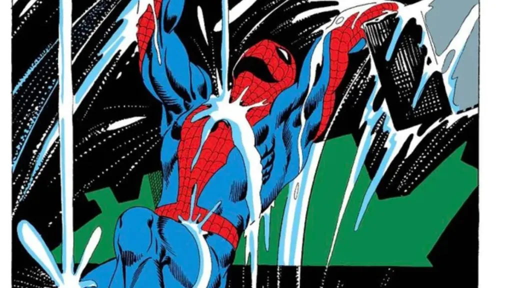 The Amazing Spider-Man #33, Peter lifts tons of rubble off himself in a flooded room