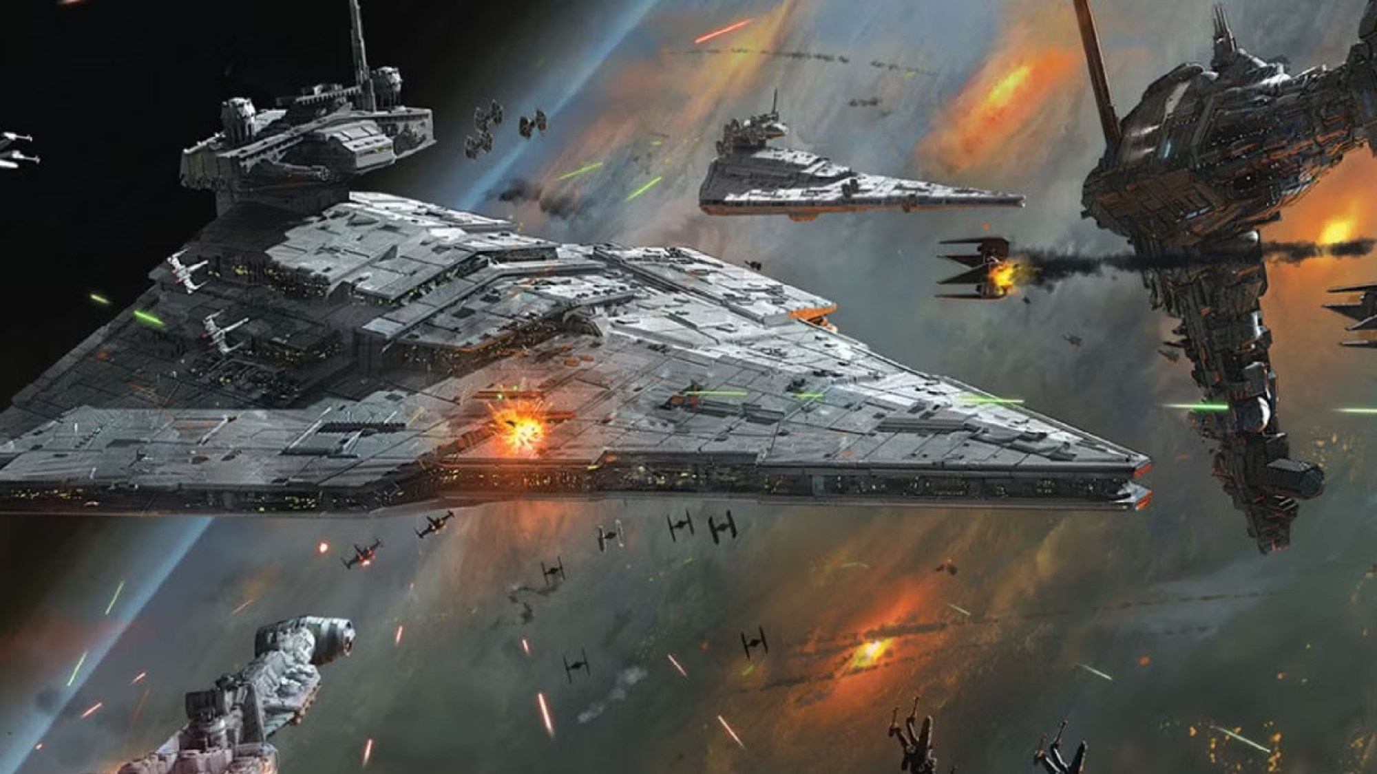 Stunning Star Wars Image Reveals Scrapped Coruscant Attack From Episode 9 (& We Wish It’d Been Used)