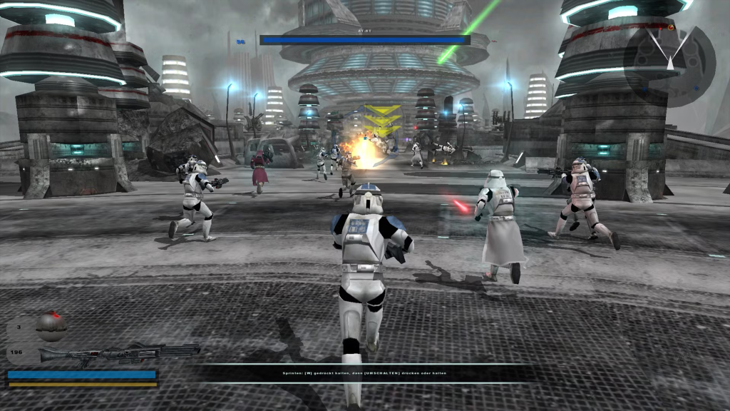 A screenshot from Star Wars: Battlefront II (2005)
