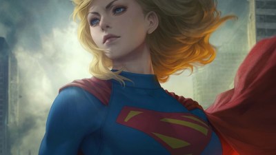 Supergirl Looking Into Distance