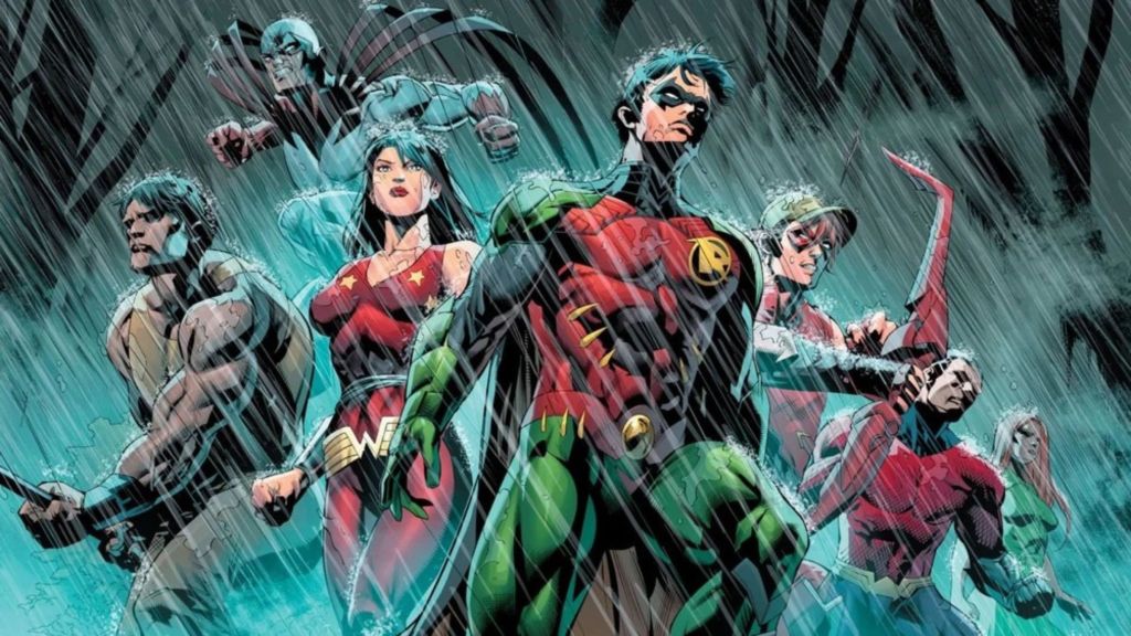 The Teen Titans from DC Comics