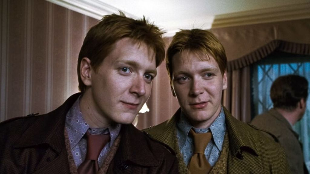 The Weasley twins in Harry Potter
