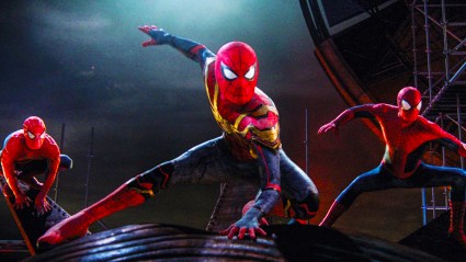 Three Spider-Men in Spider-Man No Way Home