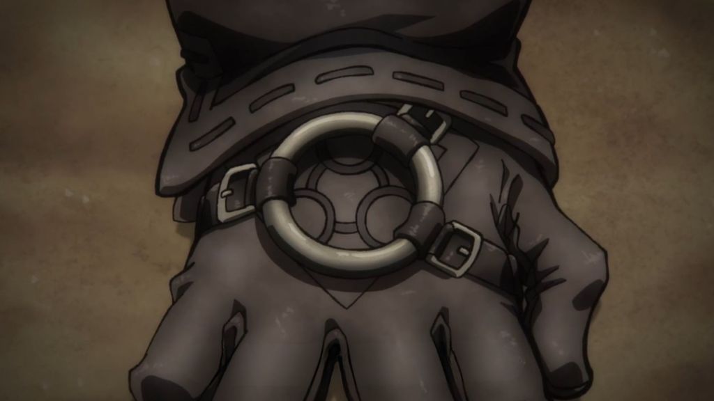 Rudo's gloves from Gachikuta season 1 finale