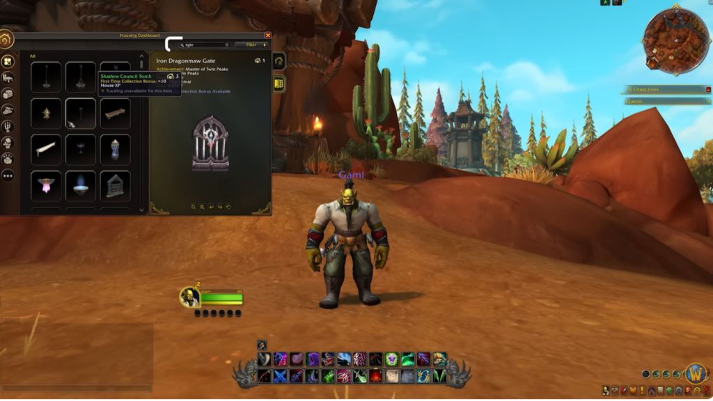 World of Warcraft Decor Item Placement