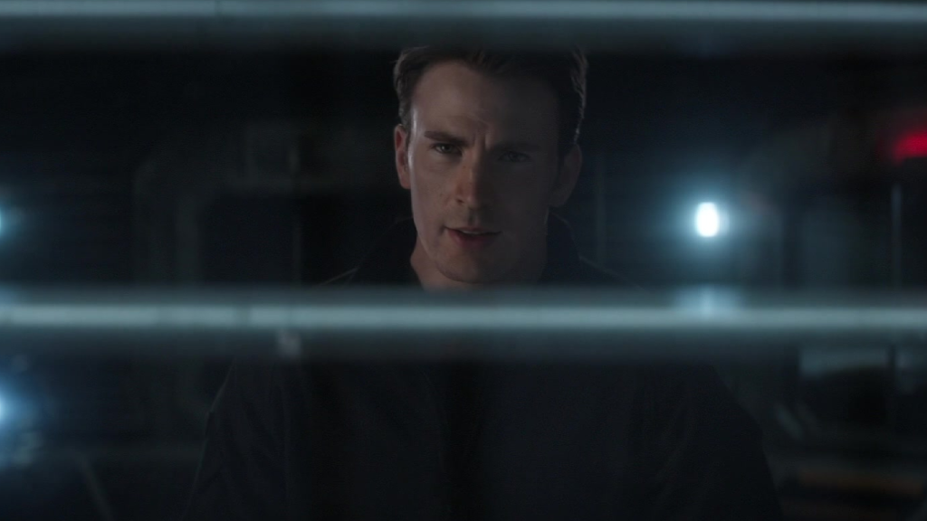 Chris Evans as Steve Rogers at the end of Captain America: Civil War (2016)