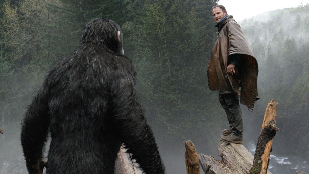 A still from the 2014 movie Dawn of the Planet of the Apes