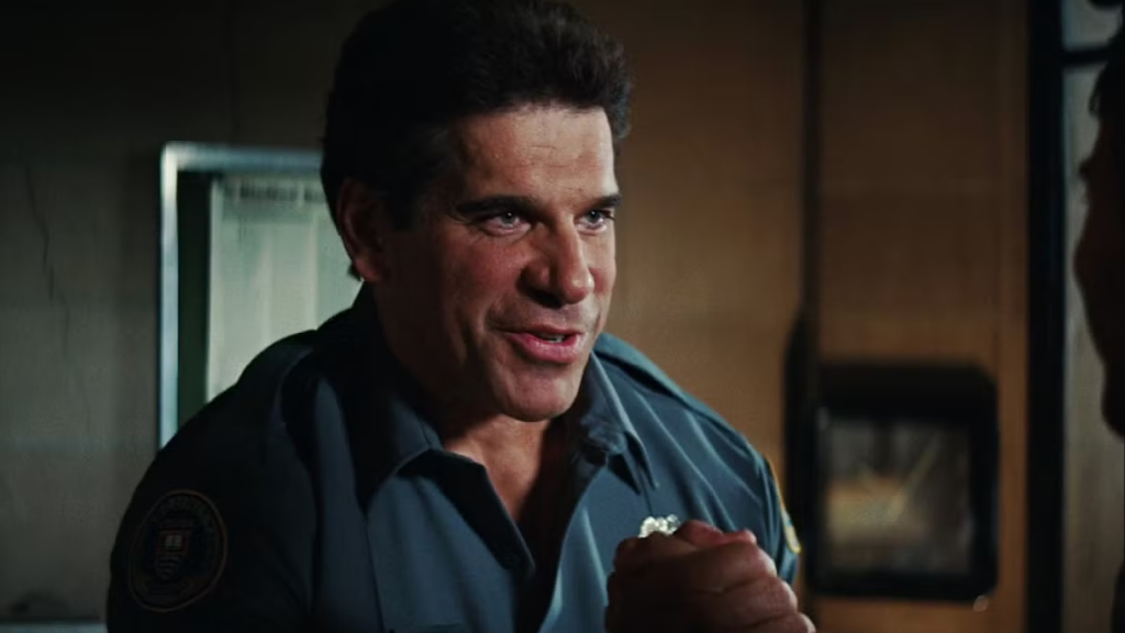 Lou Ferrigno as a security guard in The Incredible Hulk (2008)
