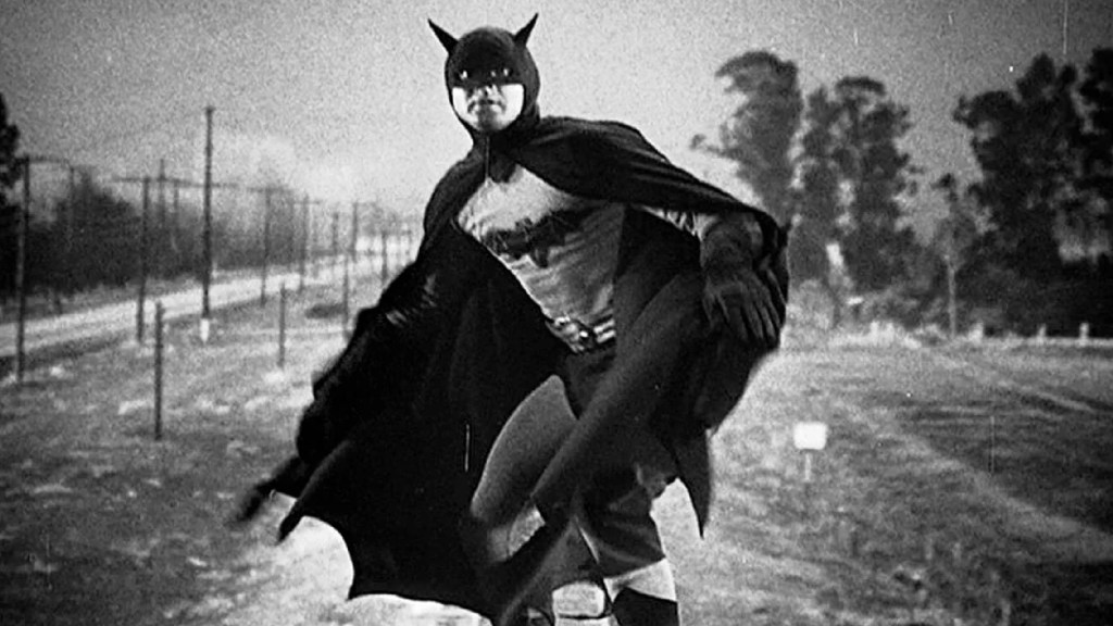 Robert Lowery as Batman in 1949 Batman serials