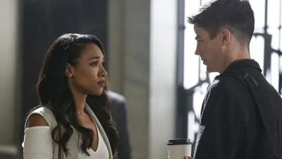 Iris and Barry in The Flash.