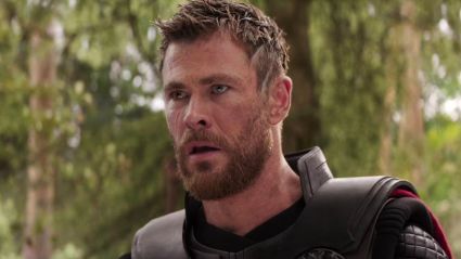 Thor with short hair.
