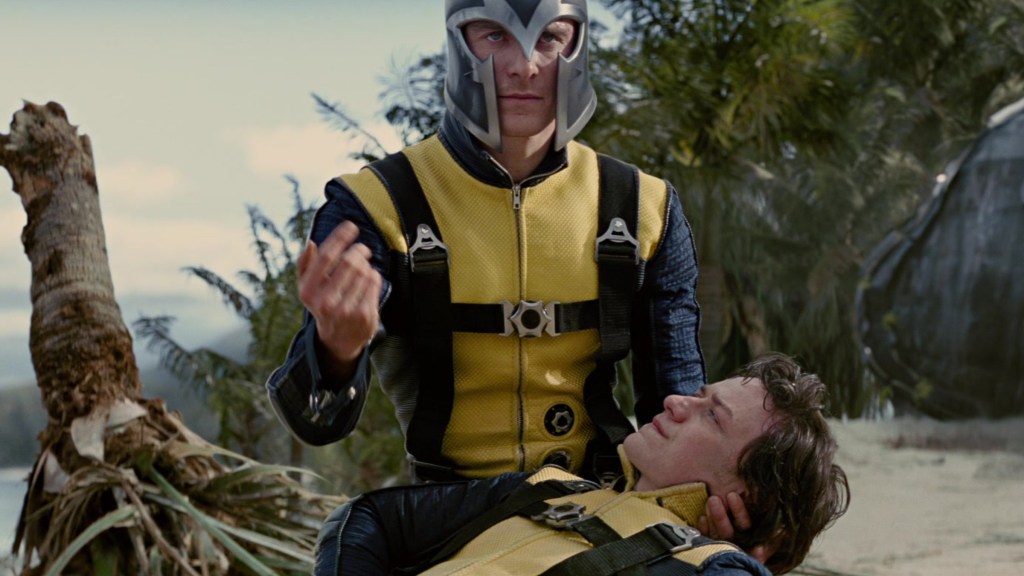 Magneto and Professor X at the end of X-Men: First Class (2011)