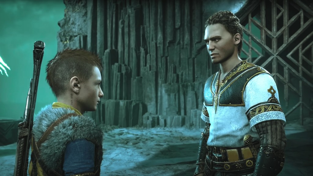 Atreus and Heimdall in God of War Ragnarok