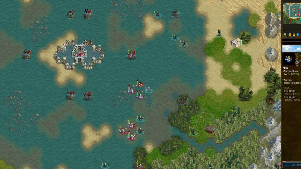 The Battle for Wesnoth battle scenario