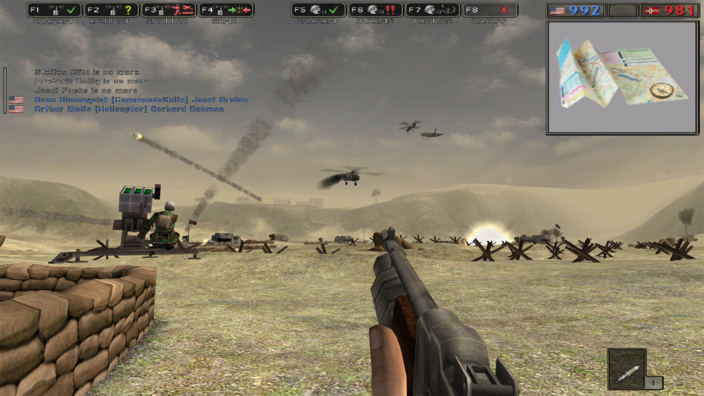 A screenshot from Battlefield 1942 (2002)