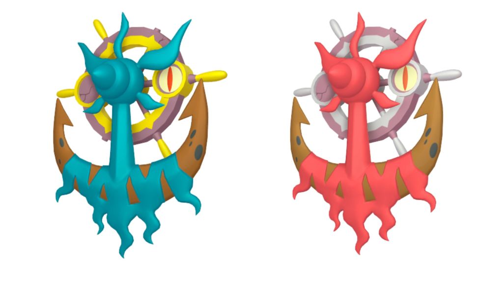 Dhelmise and Shiny Dhelmise