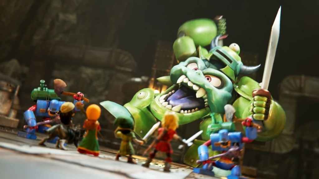 Dragon Quest VII Reimagined Boss Fight