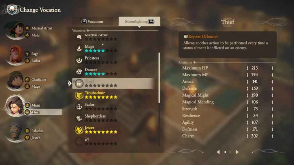 Dragon Quest VII Reimagined Vocations