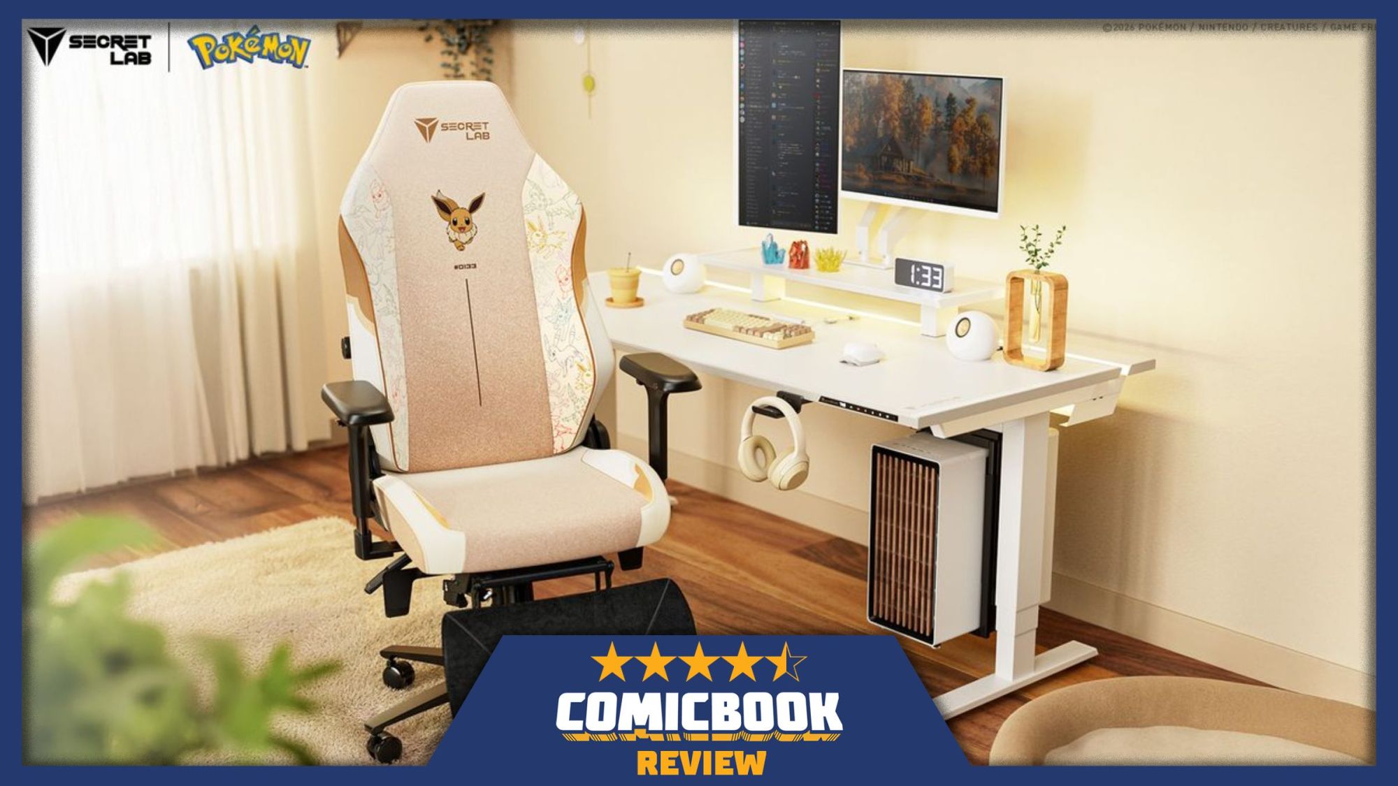 New Secretlab x Pokemon Titan Evo Collection Delivers Stunning Designs & Custom Comfort (Review)