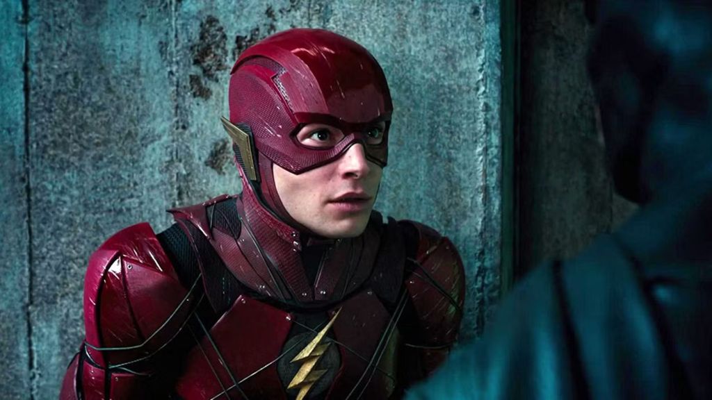 Ezra Miller as Flash in Justice League