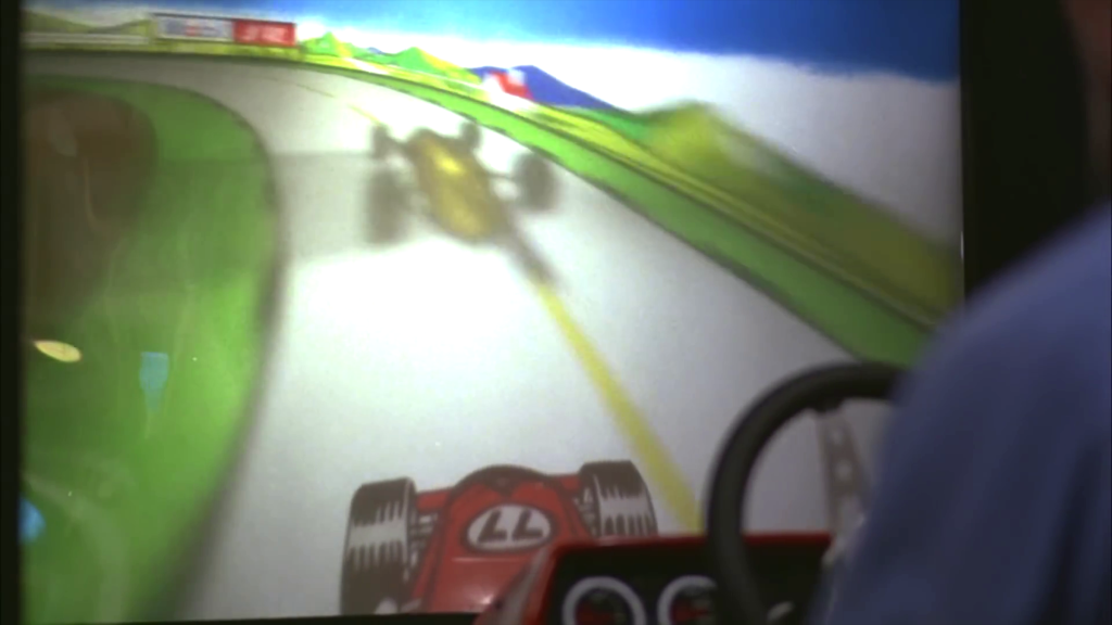 A person playing F-1 in the movie Dawn of the Dead.