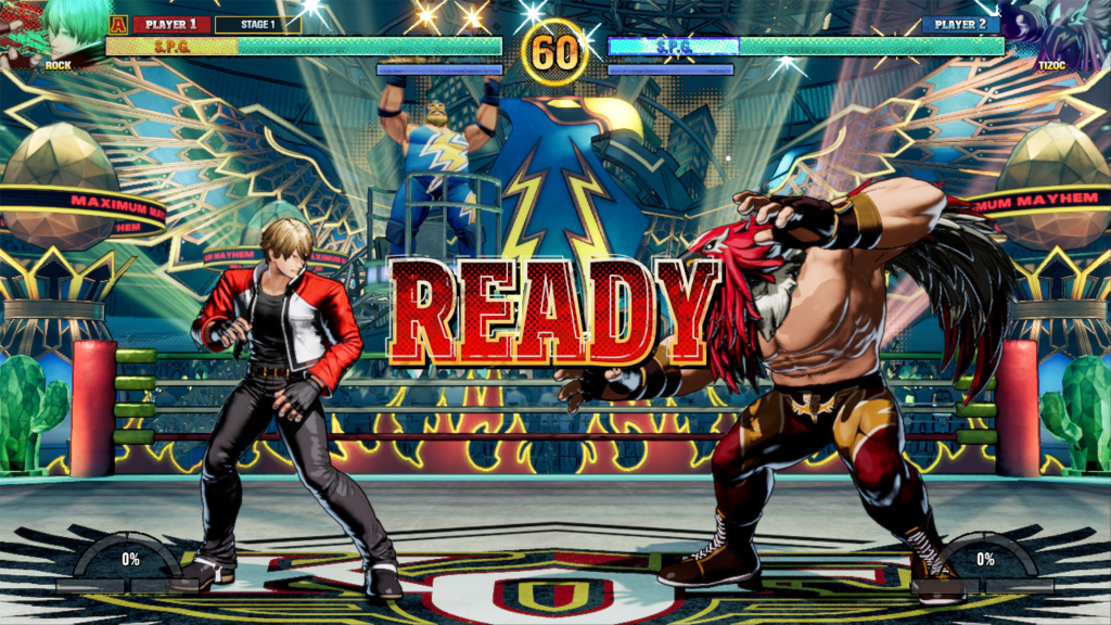 A screenshot from Fatal Fury: City of the Wolves.
