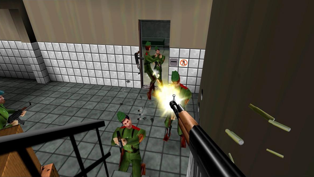 A screenshot from GoldenEye 007 (1997)
