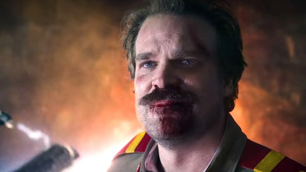 Hopper sacrificing himself in Stranger Things Season 3