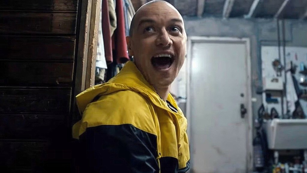 James McAvoy smiling in Split