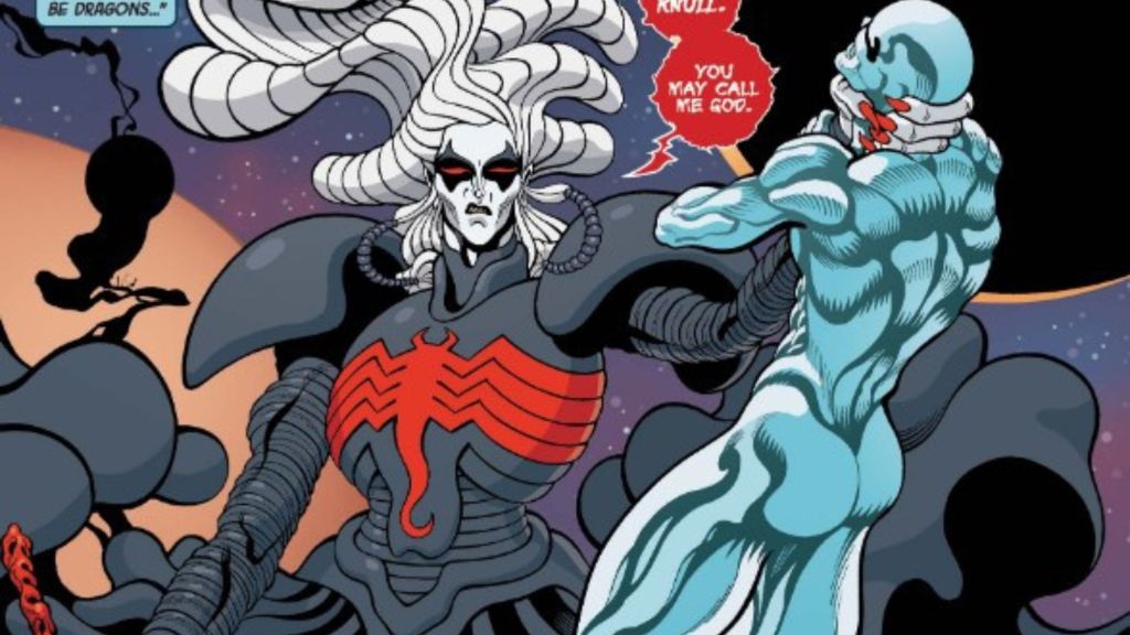 Knull vs Silver Surfer