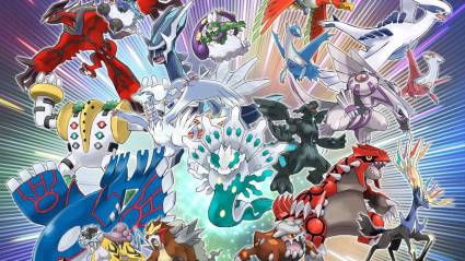 Pokemon collage of Legendary Pokemon