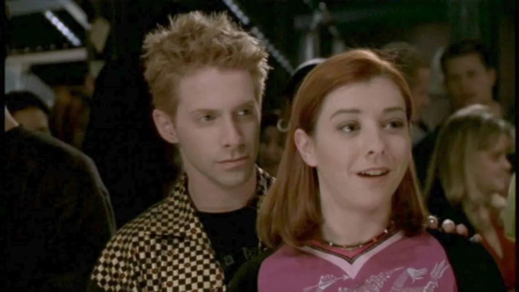 Oz and Willow on Buffy the Vampire Slayer
