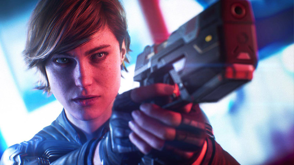 Promotional art for the cancelled Perfect Dark reboot.