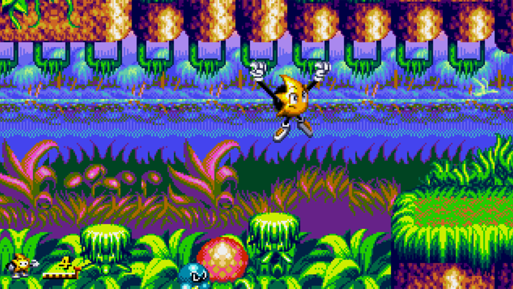 A screenshot from Ristar on the Sega Genesis.
