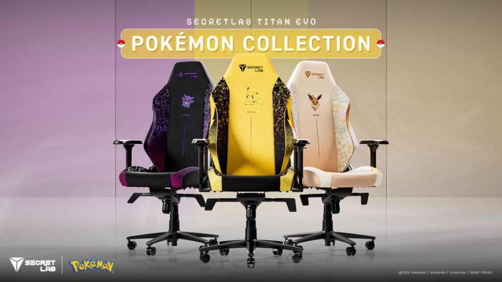 Secretlab TITAN Evo Pokemon Line