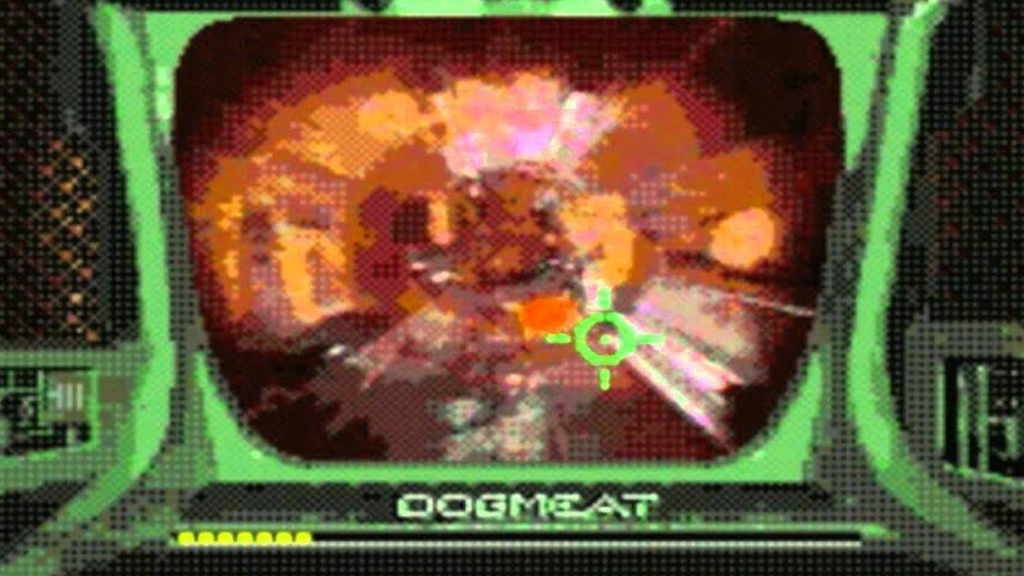 A screenshot from Sewer Shark on the Sega CD.